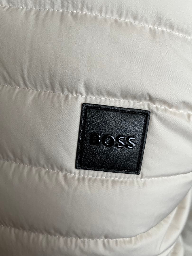 BOSS パデッドジャケット　アイボリー M