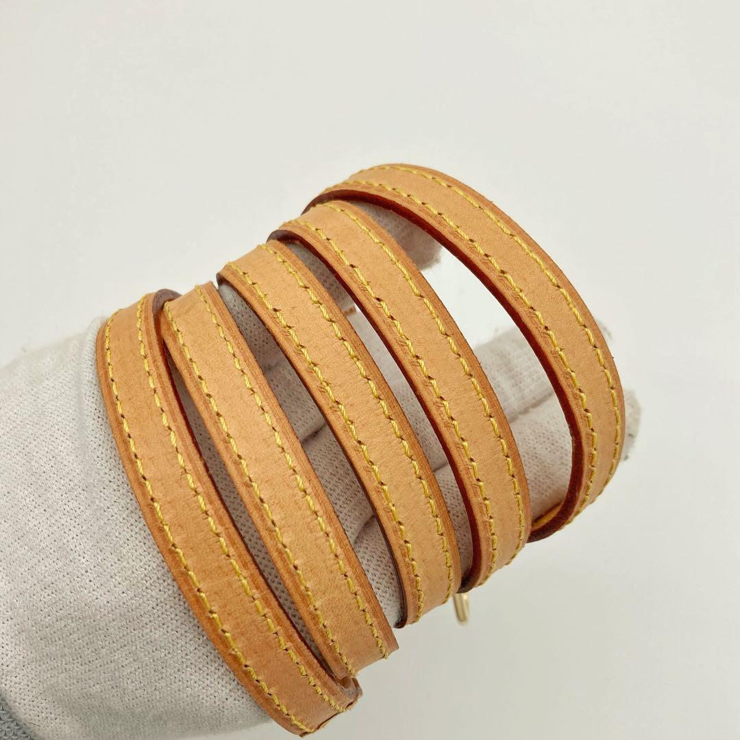 極美品 ルイヴィトン ショルダーストラップ ベルト 肩紐 ヌメ革 1.2×110