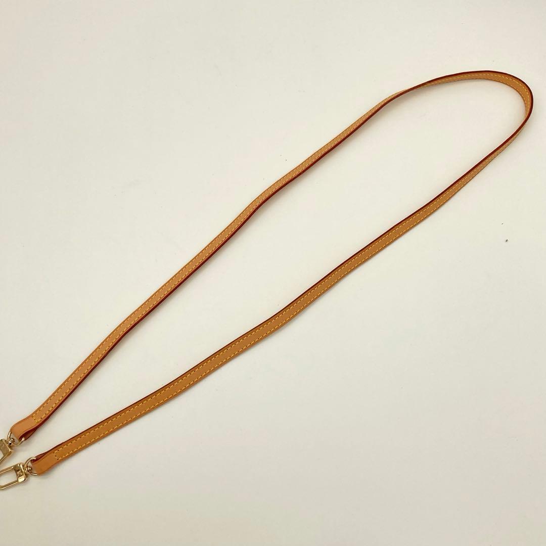極美品 ルイヴィトン ショルダーストラップ ベルト 肩紐 ヌメ革 1.2×110