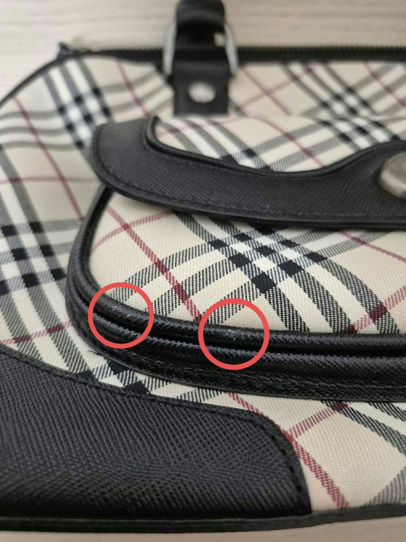 バーバリー　ノバチェックハンドバッグ　ミニボストン　西川ヴィンテージ品