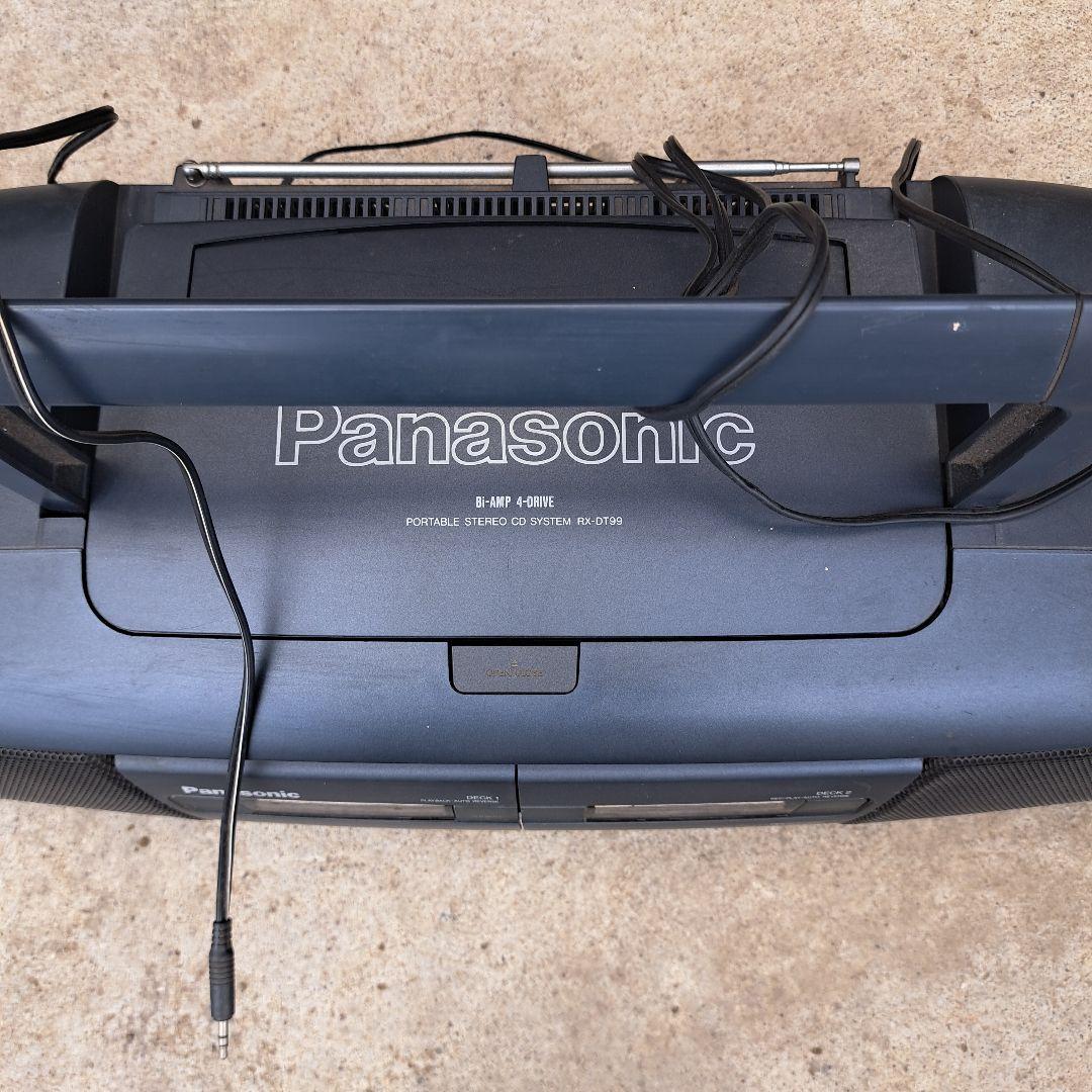 Panasonic ポータブルCDシステム カセットデッキ付き