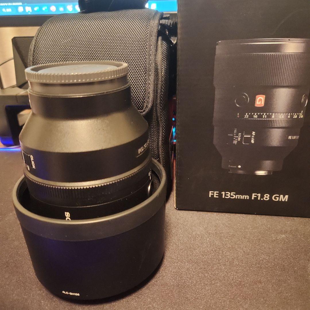 fe135mm f1.8 GM SONY 本体+ケース+レンズカバー＆フード