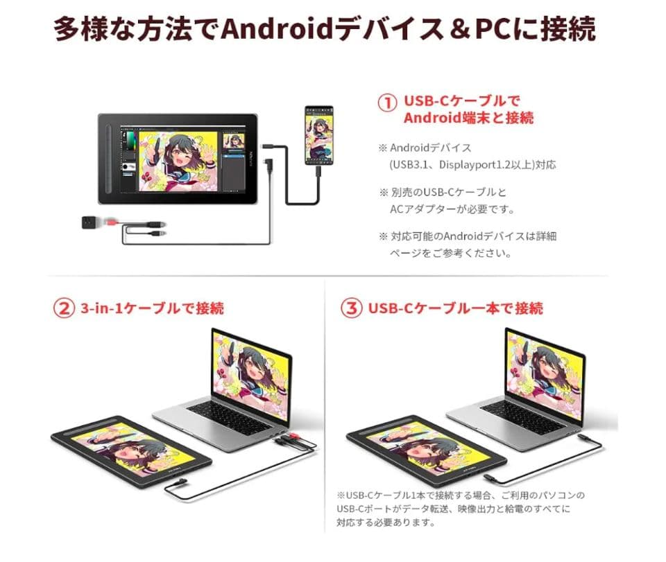 液タブ・ペンタブ XP-PEN Artist 13 Pen Display(2nd Gen)