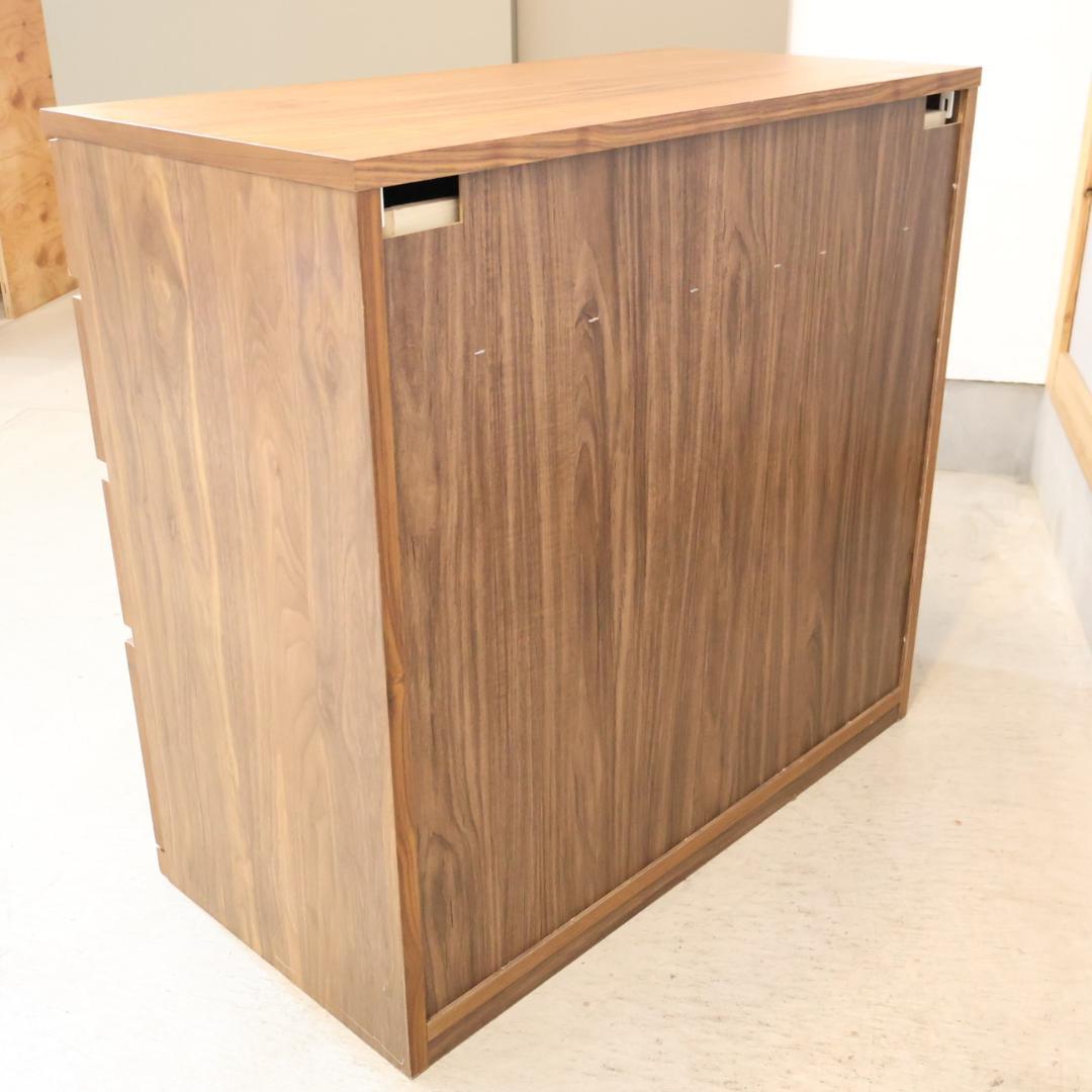 MUJI 無印良品 ウォールナット材 4段チェスト シンプル ナチュラルモダン