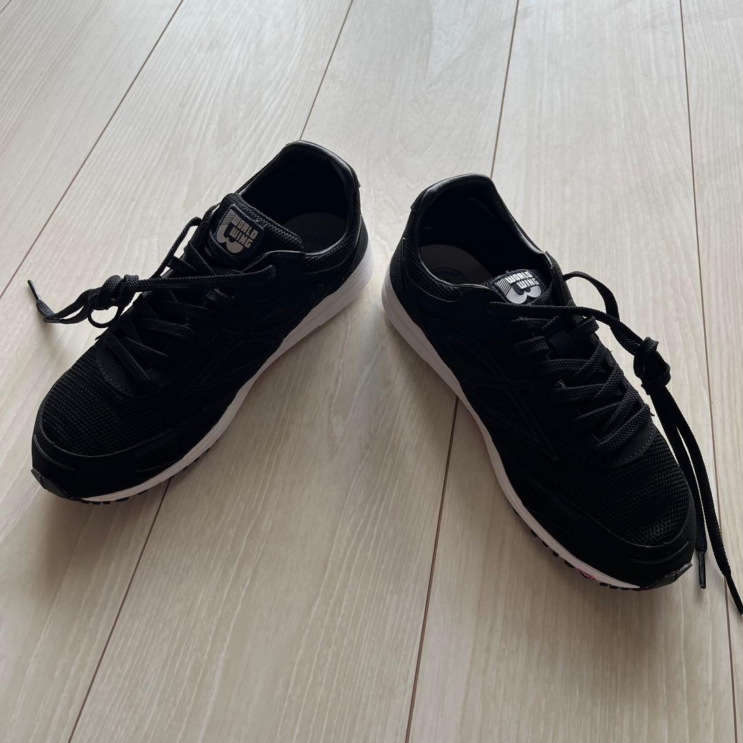 ビモロシューズ【24㎝】新機能設計フェザースペックス/ノアールクロ