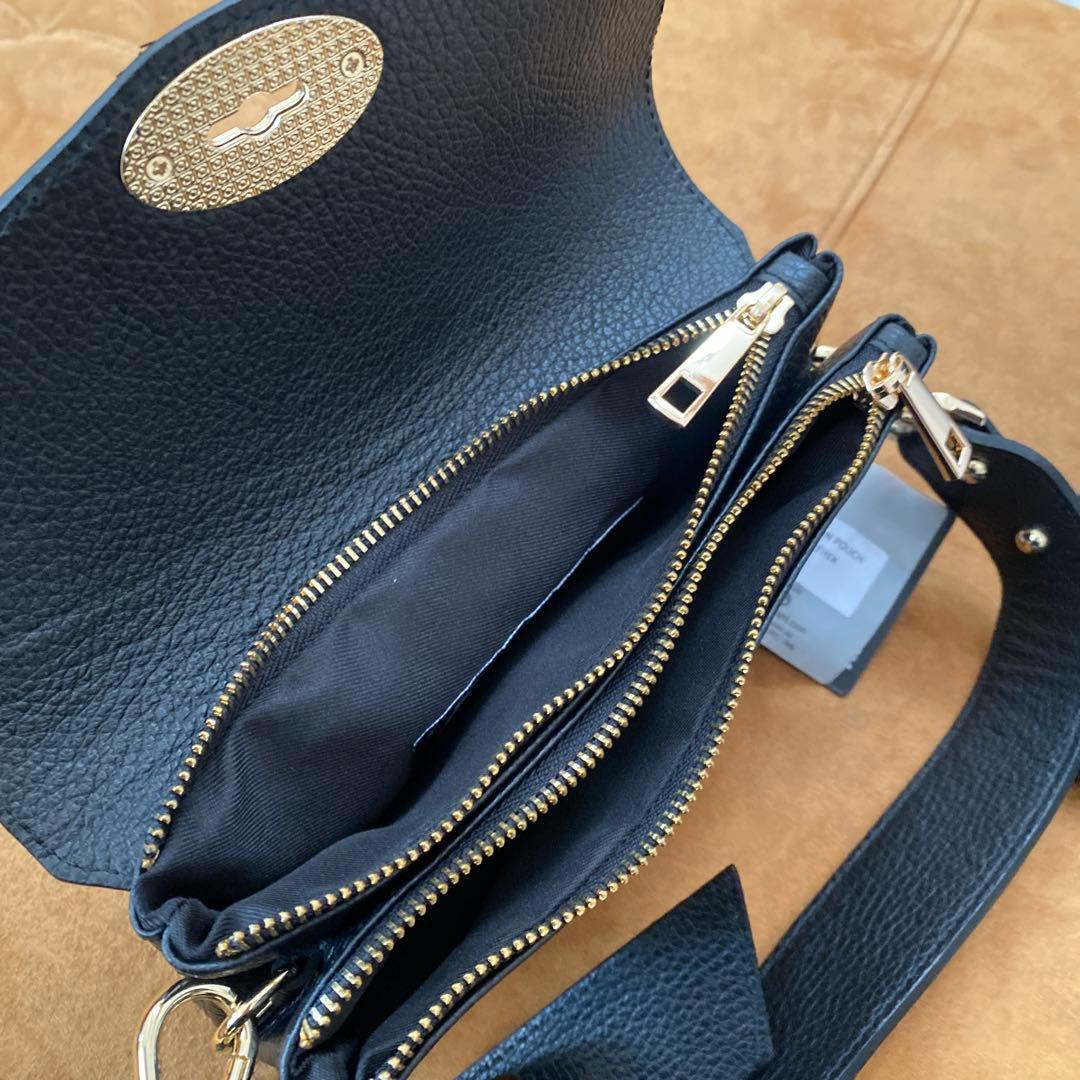 【MARANT】別注ベルト付きショルダーバッグ　ブラック　イタリア製