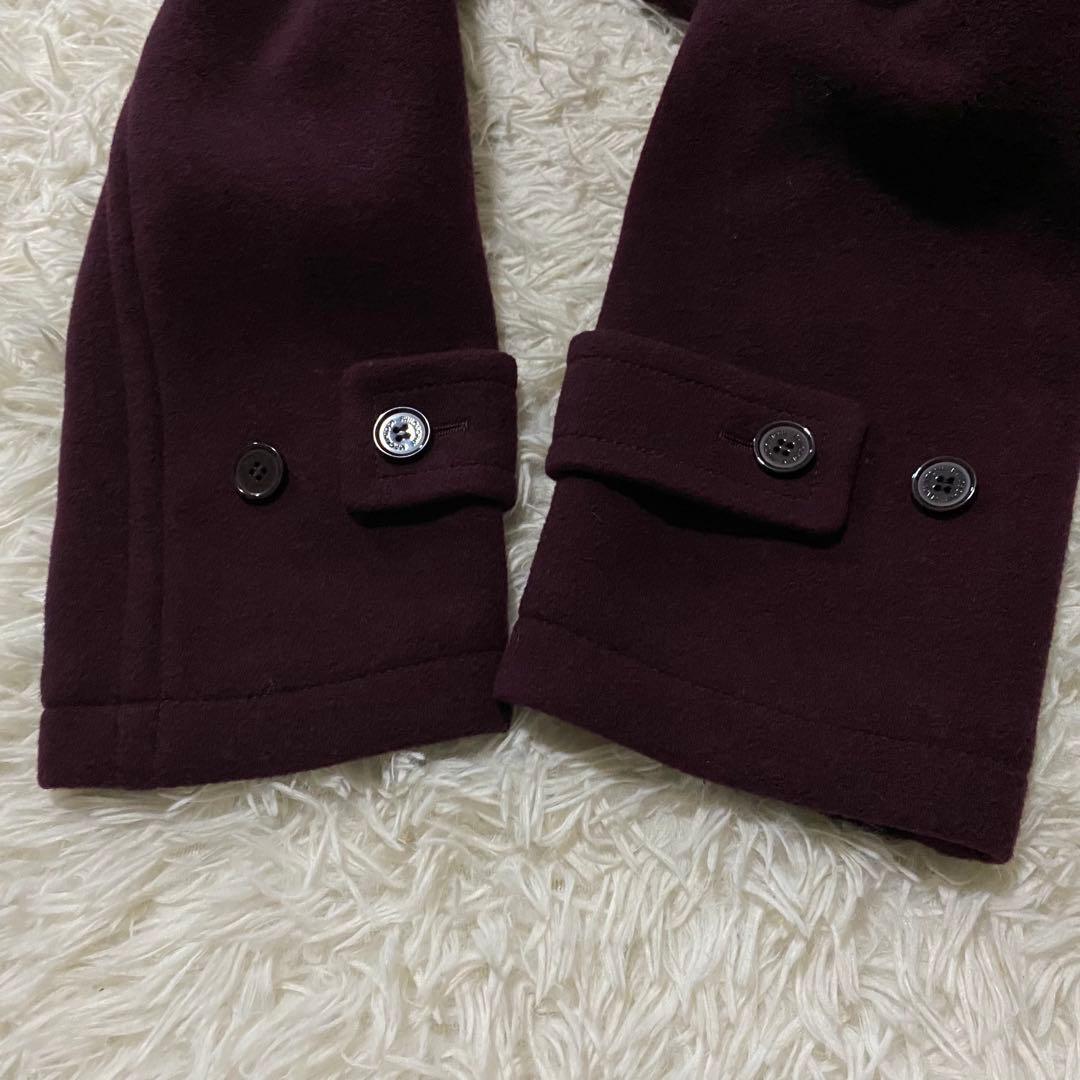 【美品】マッキントッシュ　希少カラー　ダッフルコート　M　パープル　ロング