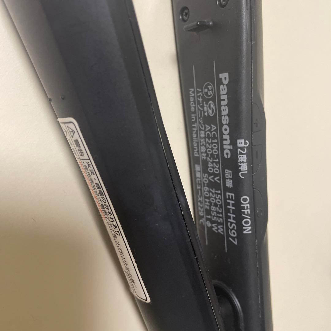 パナソニックナノケア。ストレートアイロン　定価１７９００円