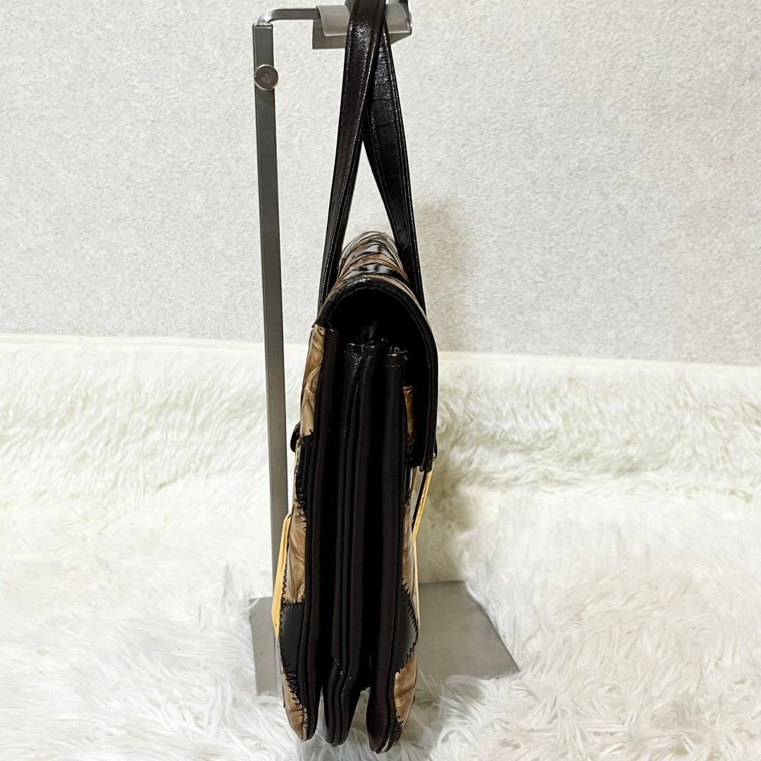 【希少】エキゾチック　ハンドバッグ　和装