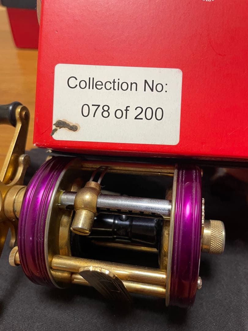 アブ　アンバサダー6500CDL限定品紫＆金078/200希少　雷魚