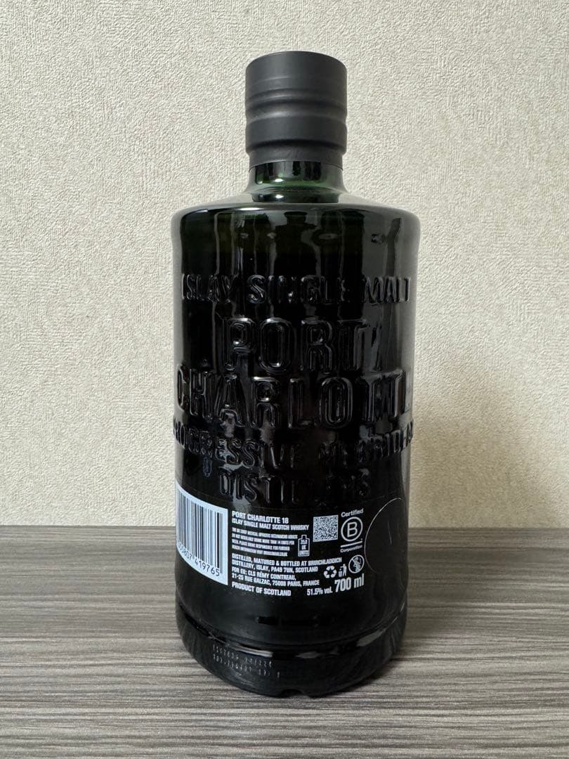 ポートシャーロット18年 ウイスキー 700ml【日本未発売・8000本限定】
