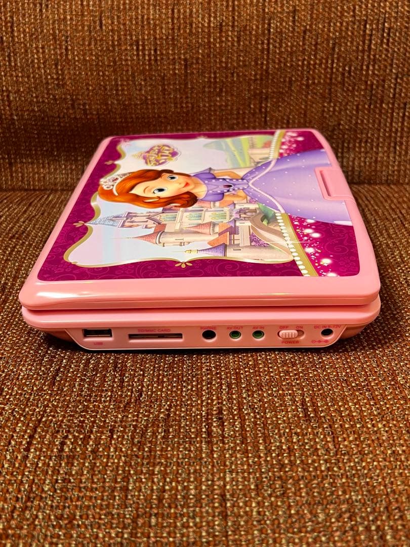 ディズニープリンセス ソフィア 9インチポータブルDVDプレーヤー
