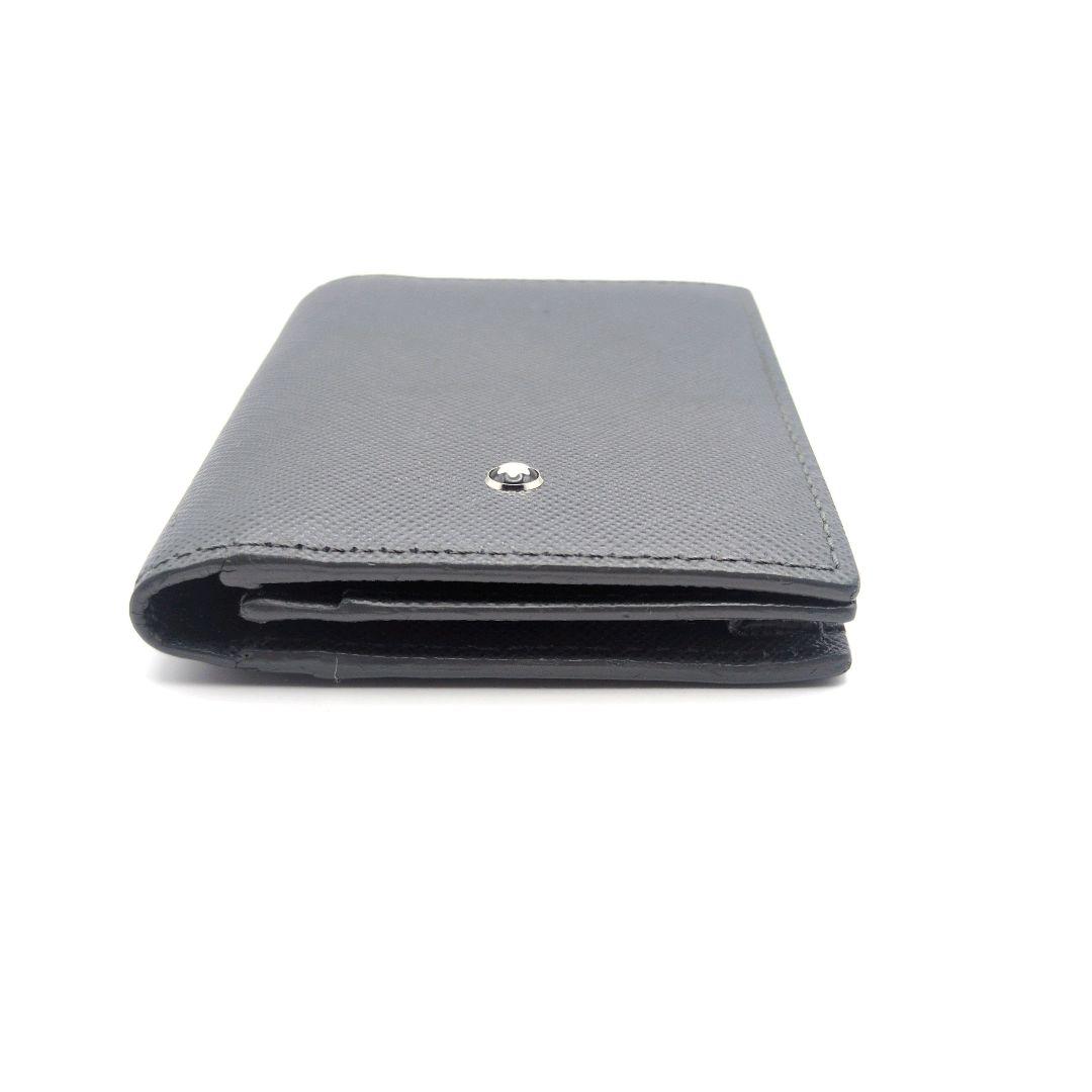 美品✨MONTBLANC モンブラン 名刺入れ カードケース 定期入れ グレー