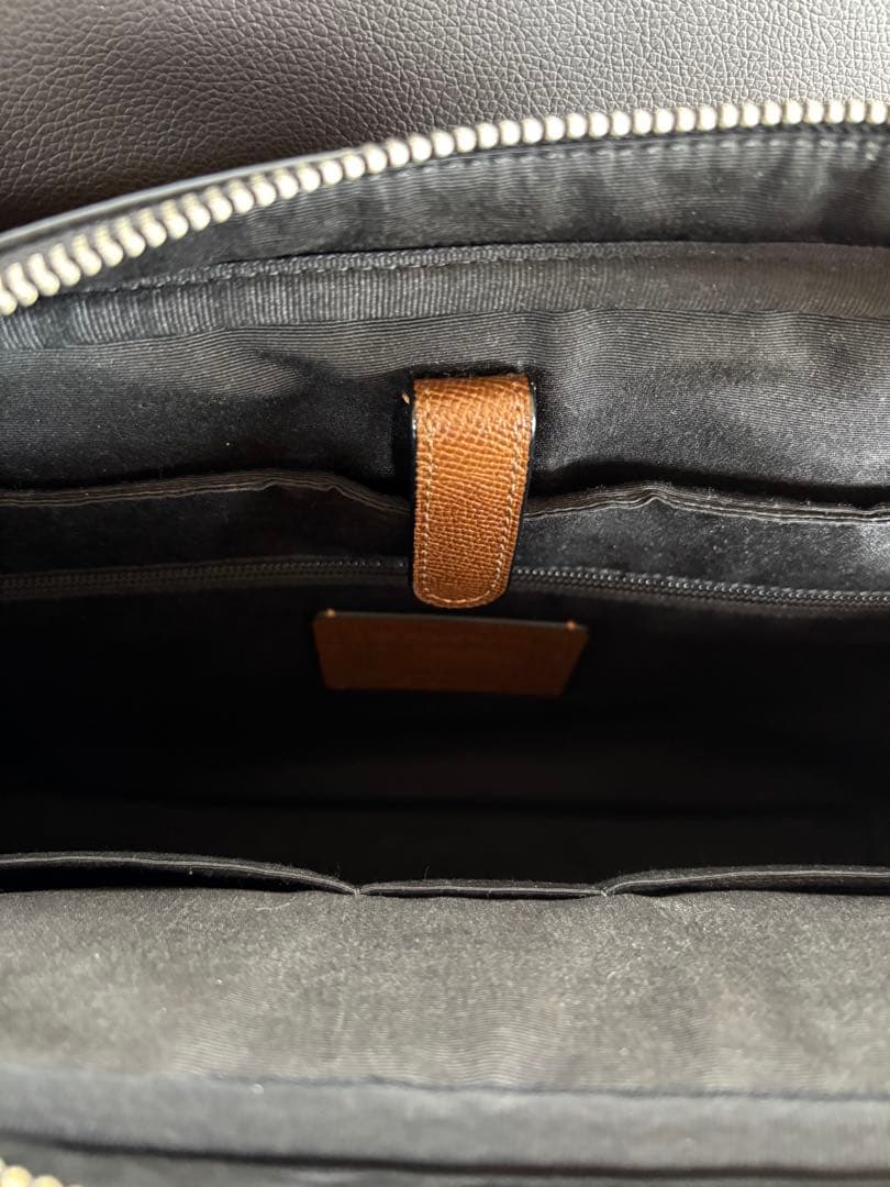 コーチ　COACH ブラウン ビジネスバッグ