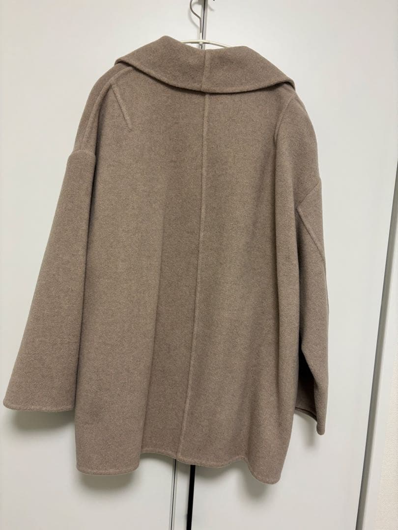 ROTE ベージュ ウールリバーコート