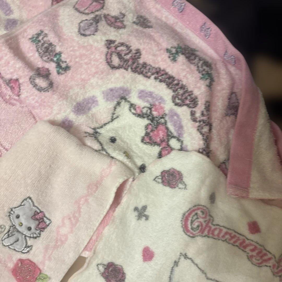 チャーミーキティ　激レア　ボストンバック ハンドバッグ　ハンカチ　コップ　セット