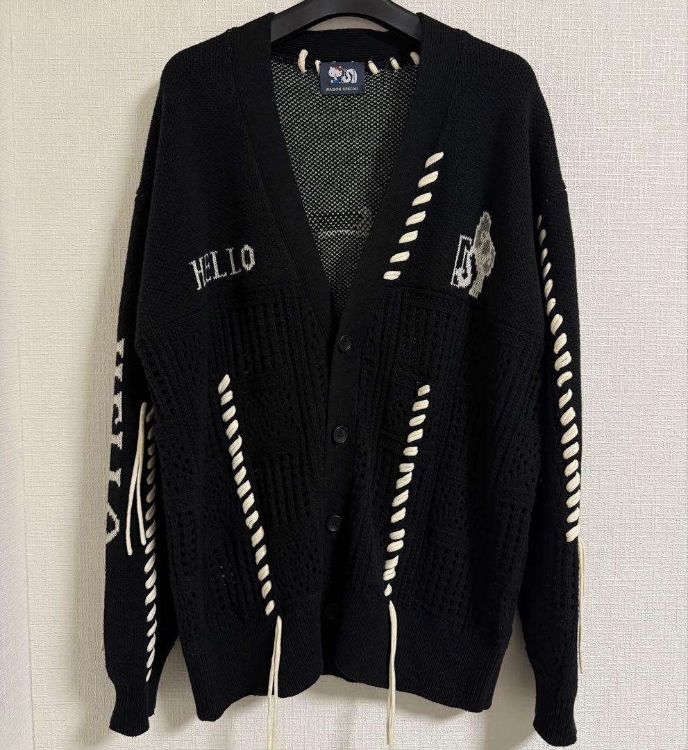 ハローキティ × メゾンスペシャル クロシェライクニットカーディガン 入手困難