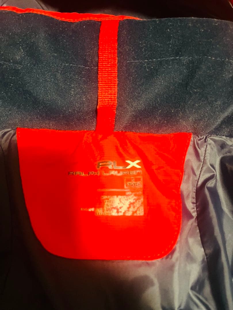 ラルフローレン　RLX フード付きダウンジャケット 赤