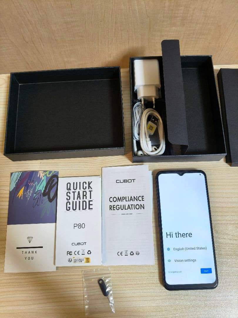 CUBOT P80 8G,256gb Android グローバル版 SIMフリー