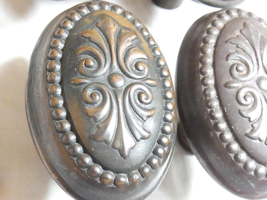 アンティーク １９３０年代 ドアノブ 4個 アメリカ製 ヴィクトリアン USA