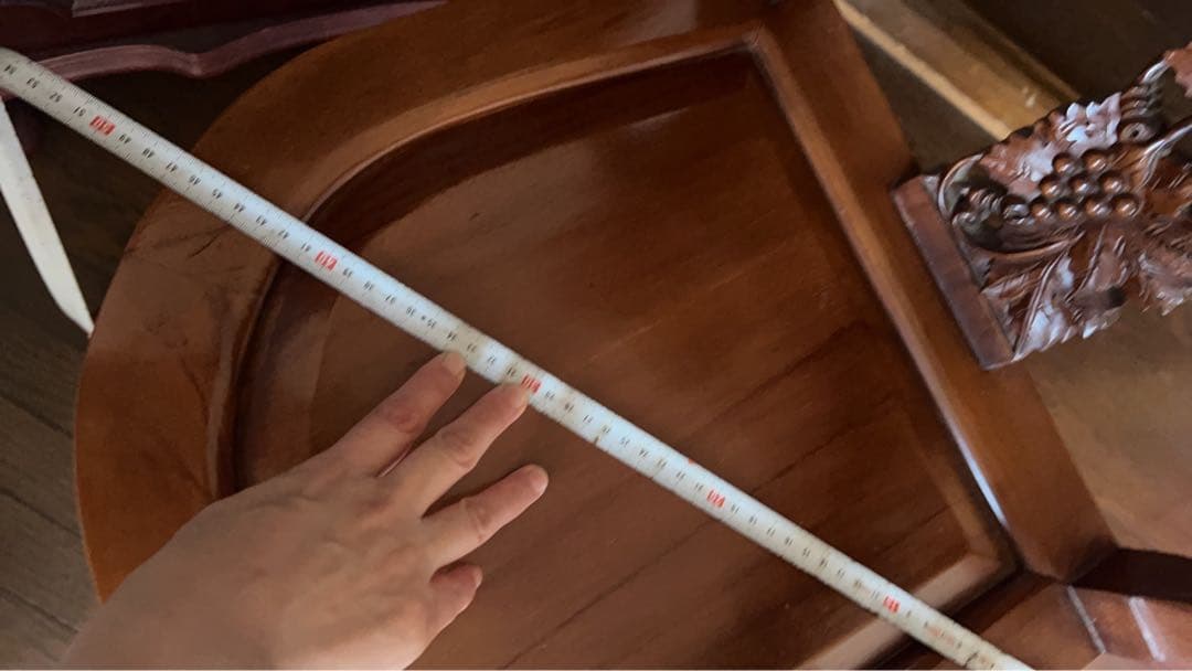 アンティーク 葡萄彫刻 在庫3脚 椅子 チェア アームチェア 最高級 職人手彫り