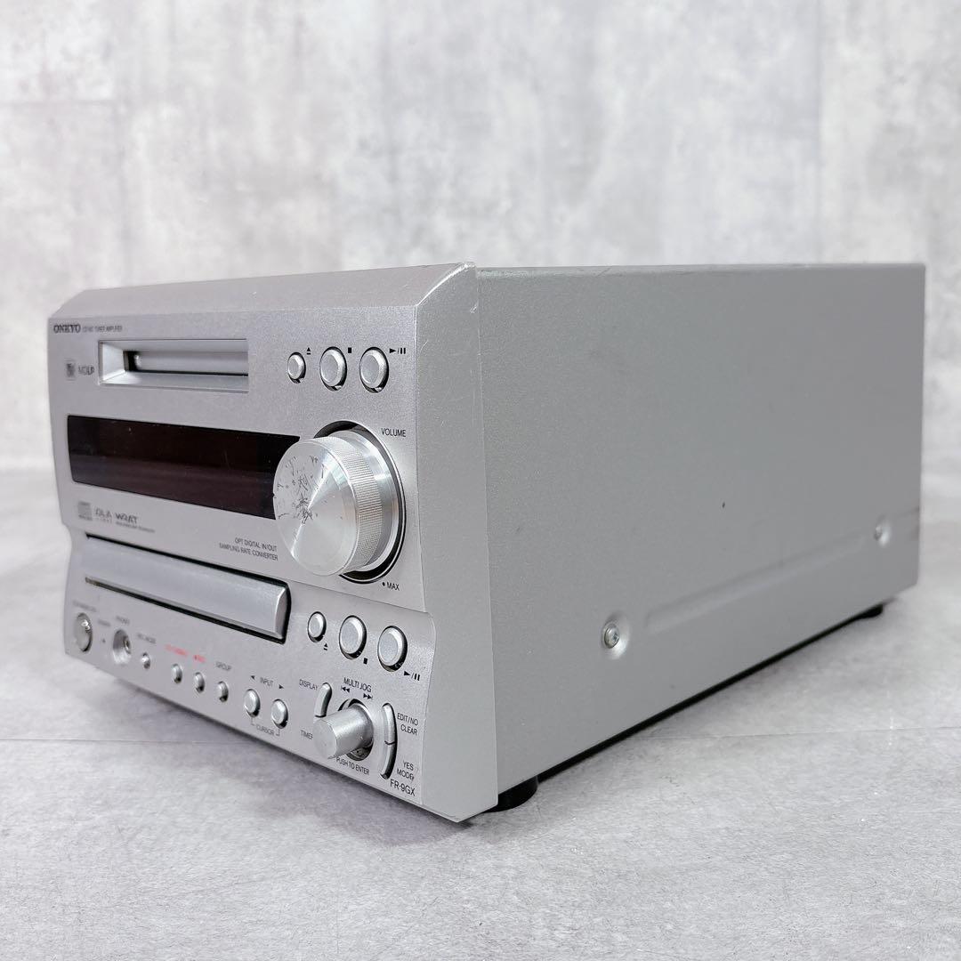 V622 ONKYO FR-9GX CD MD チューナーアンプ オーディオ機器