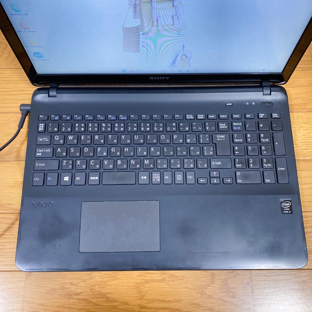 VAIOノートパソコン✨Corei5 SSD256GB メモリ8 バッテリー〇