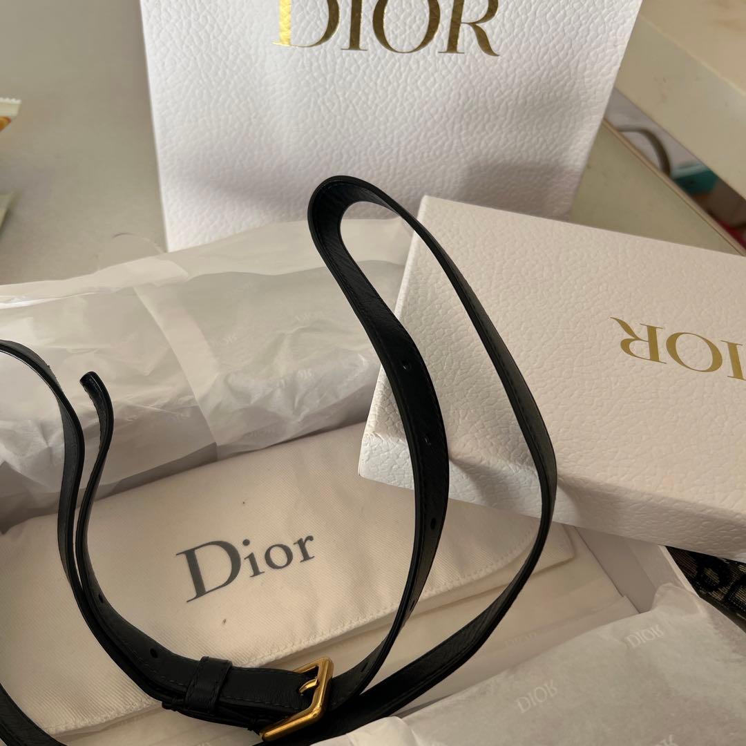 Dior Saddle Pouch CA ベージュ/ブラック