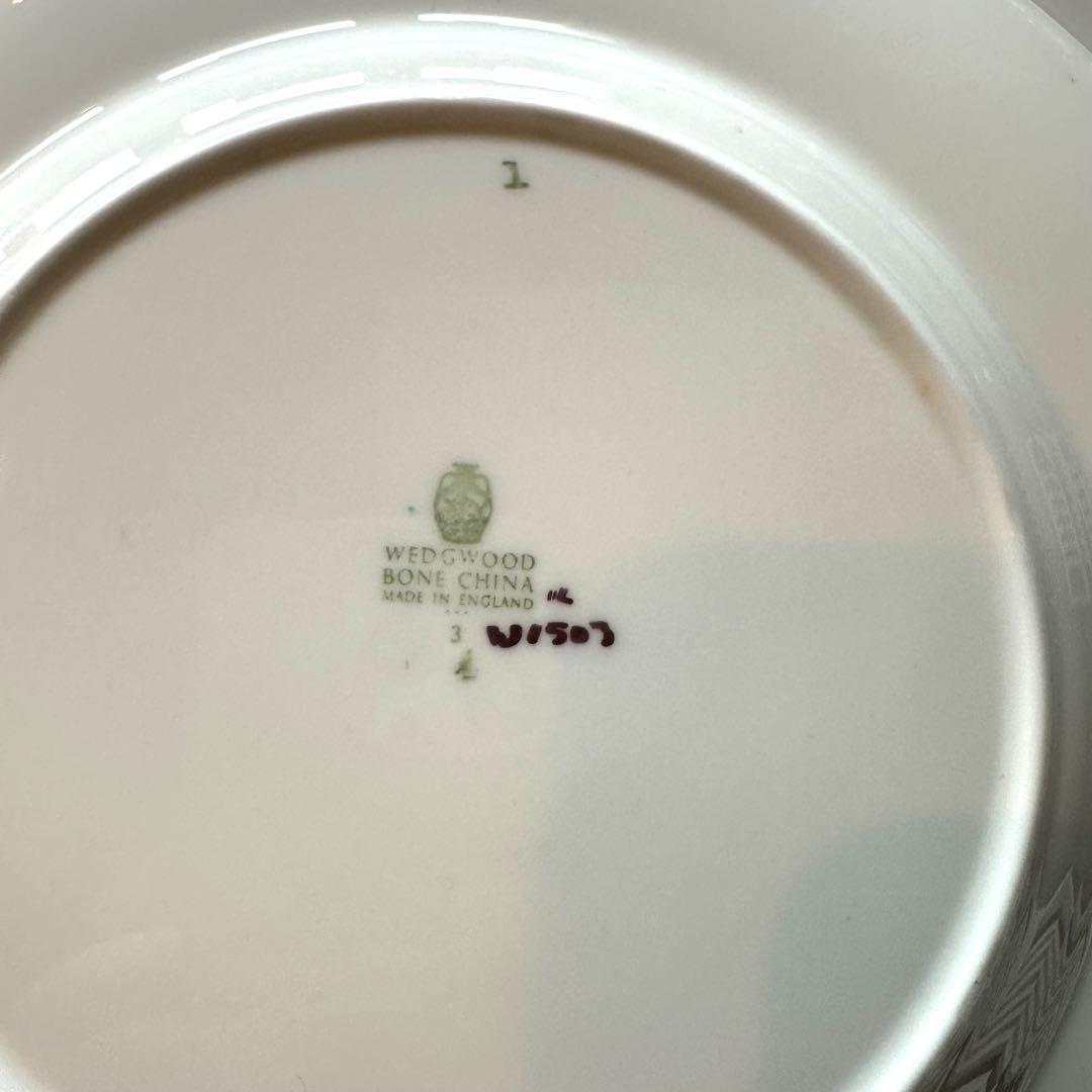 ウェッジウッドユーランダー パウダーターコイズ丸皿20cm磁器5枚