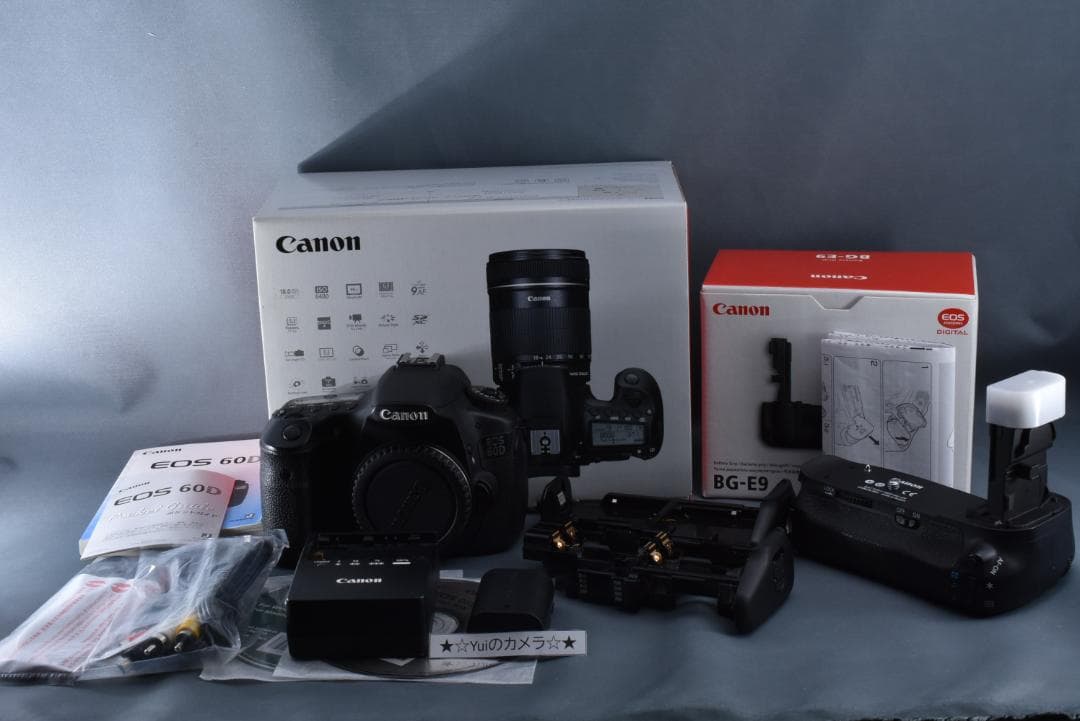 【極美品】Canon EOS 60D ＋ バッテリーグリップ BG-E9セット