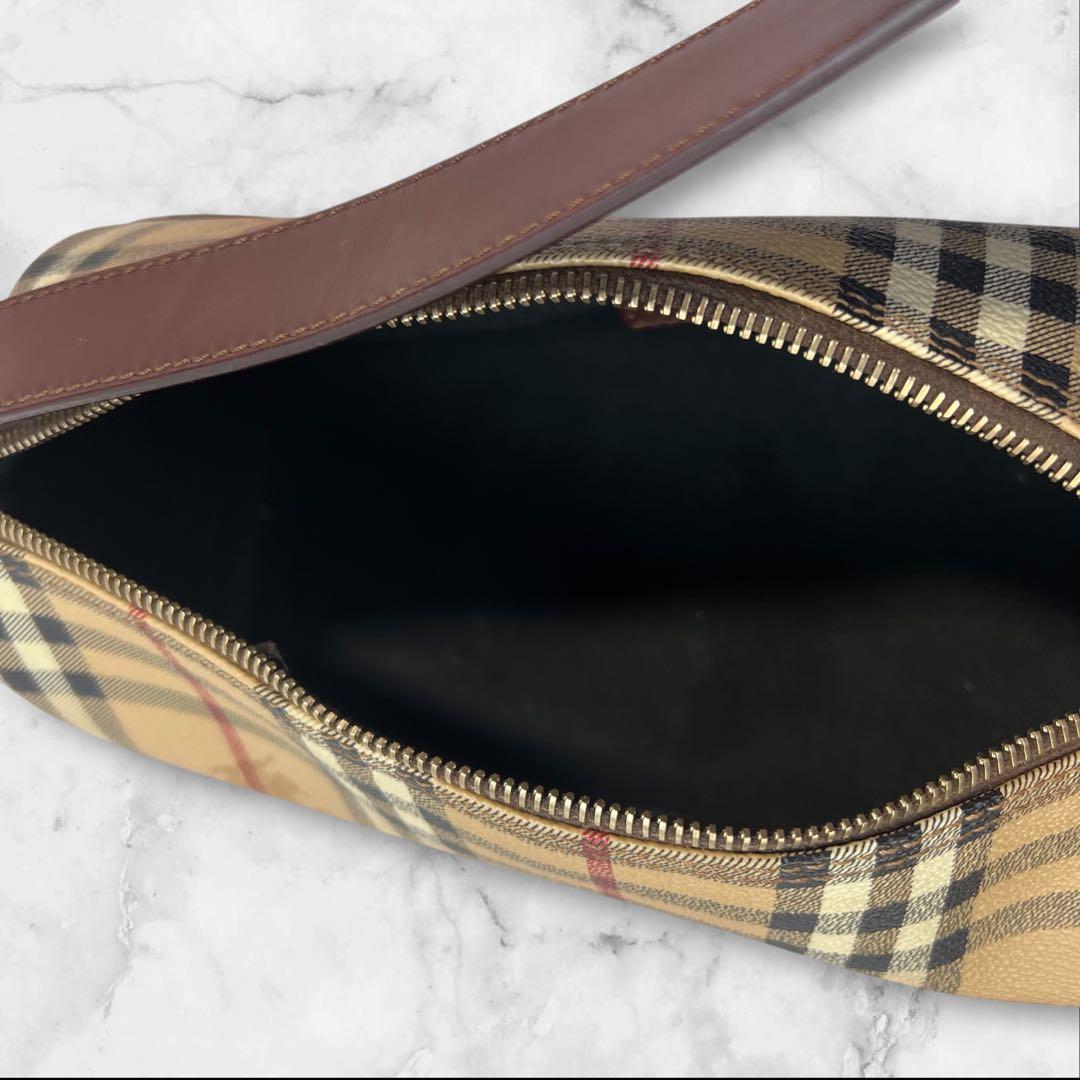 極美品 BURBERRY LONDON バーバリーロンドン ミニハンドバッグ