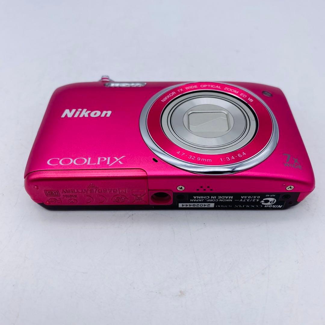 ★【美品動作確認済み】Nikon COOLPIX S3500