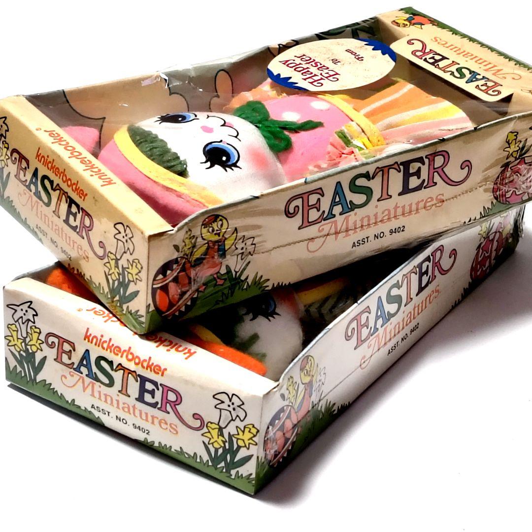 美品✨ ビンテージ ラグドール 箱入り　ペア イースターバニー ニッカーボッカー