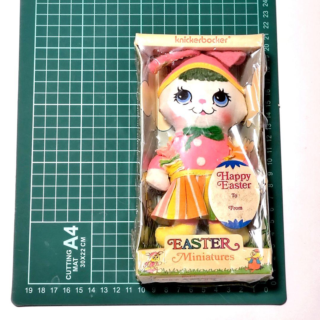 美品✨ ビンテージ ラグドール 箱入り　ペア イースターバニー ニッカーボッカー