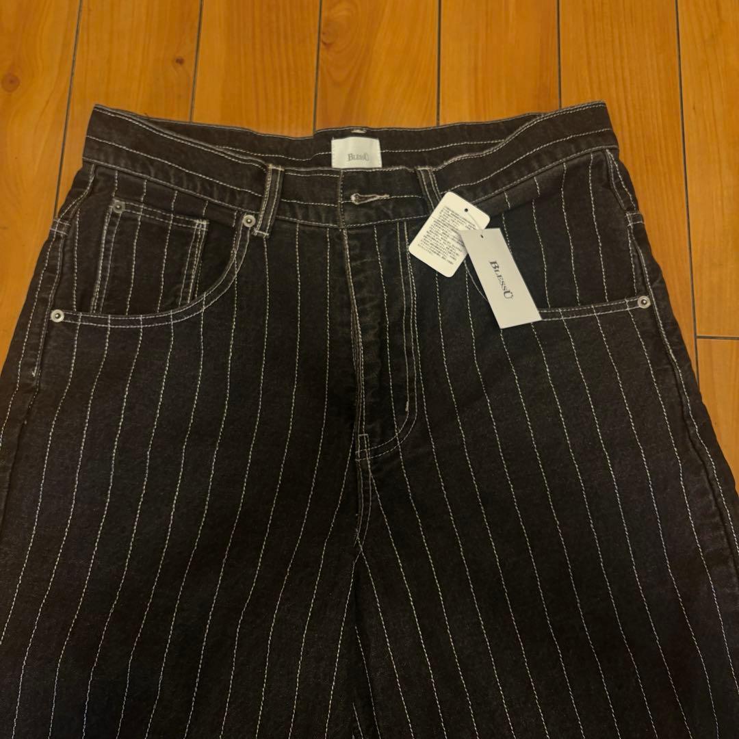 BLESSÜ ストライプデニム　Lサイズ