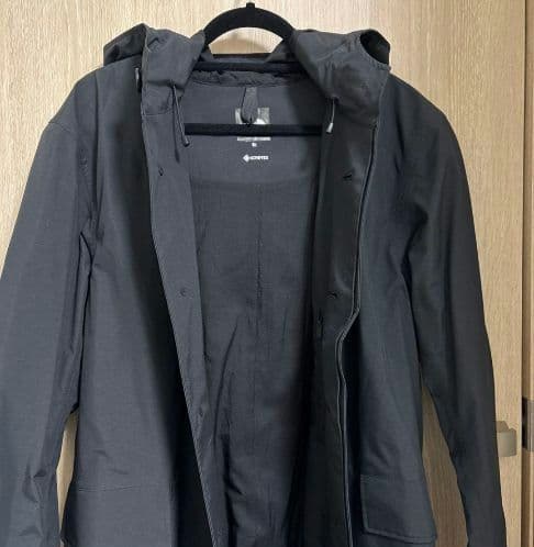【美品】THE NORTH FACE フーデットコート XL　黒　ゴアテックス