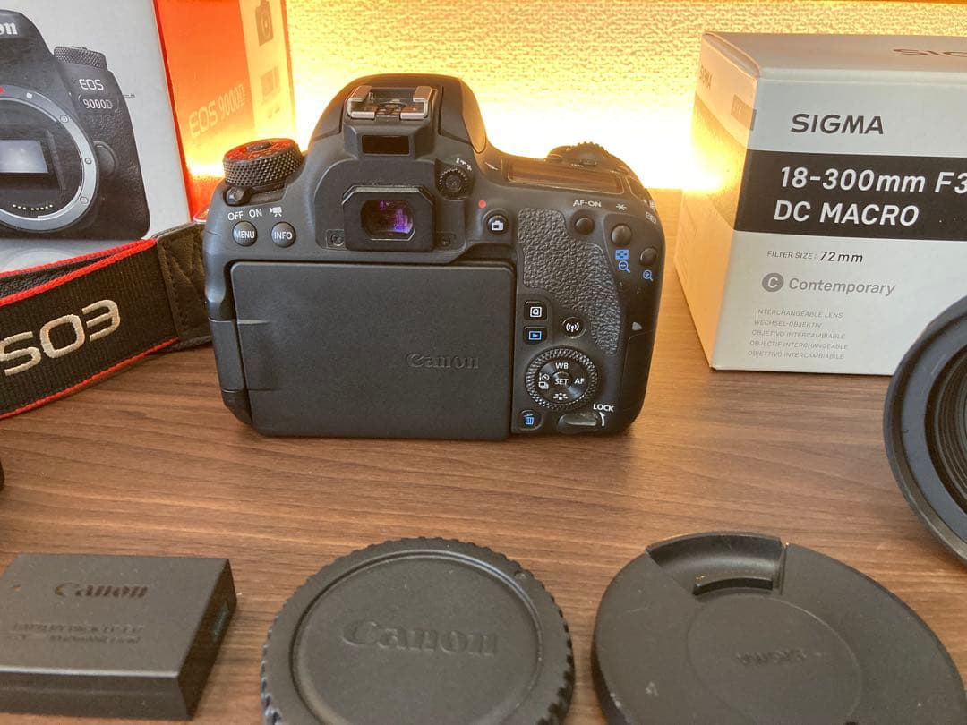 canon EOS9000D SIGMA レンズ(18-300mm)