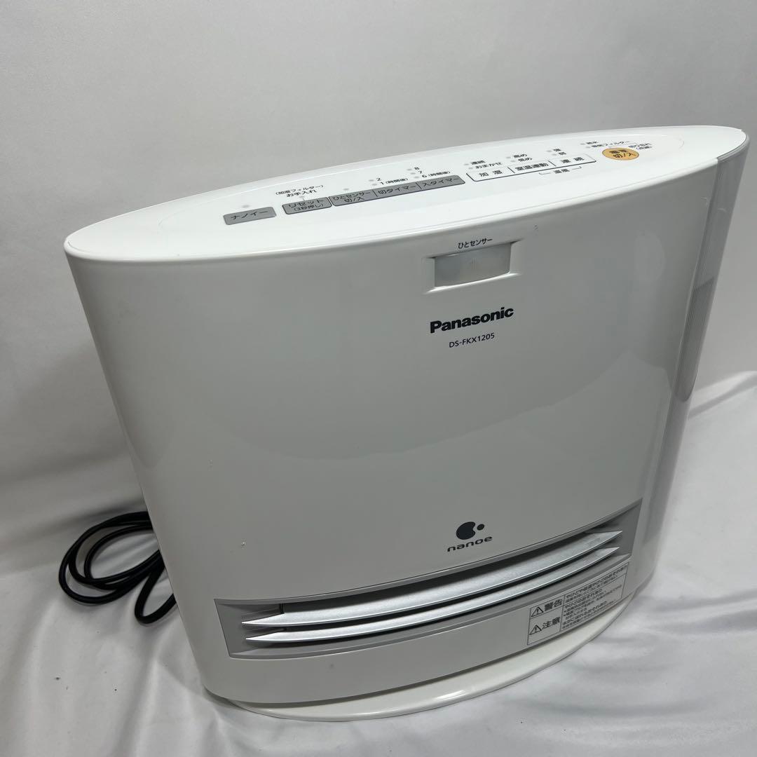 Panasonic 加湿　セラミック　ファンヒーター DS-FKX1205-W