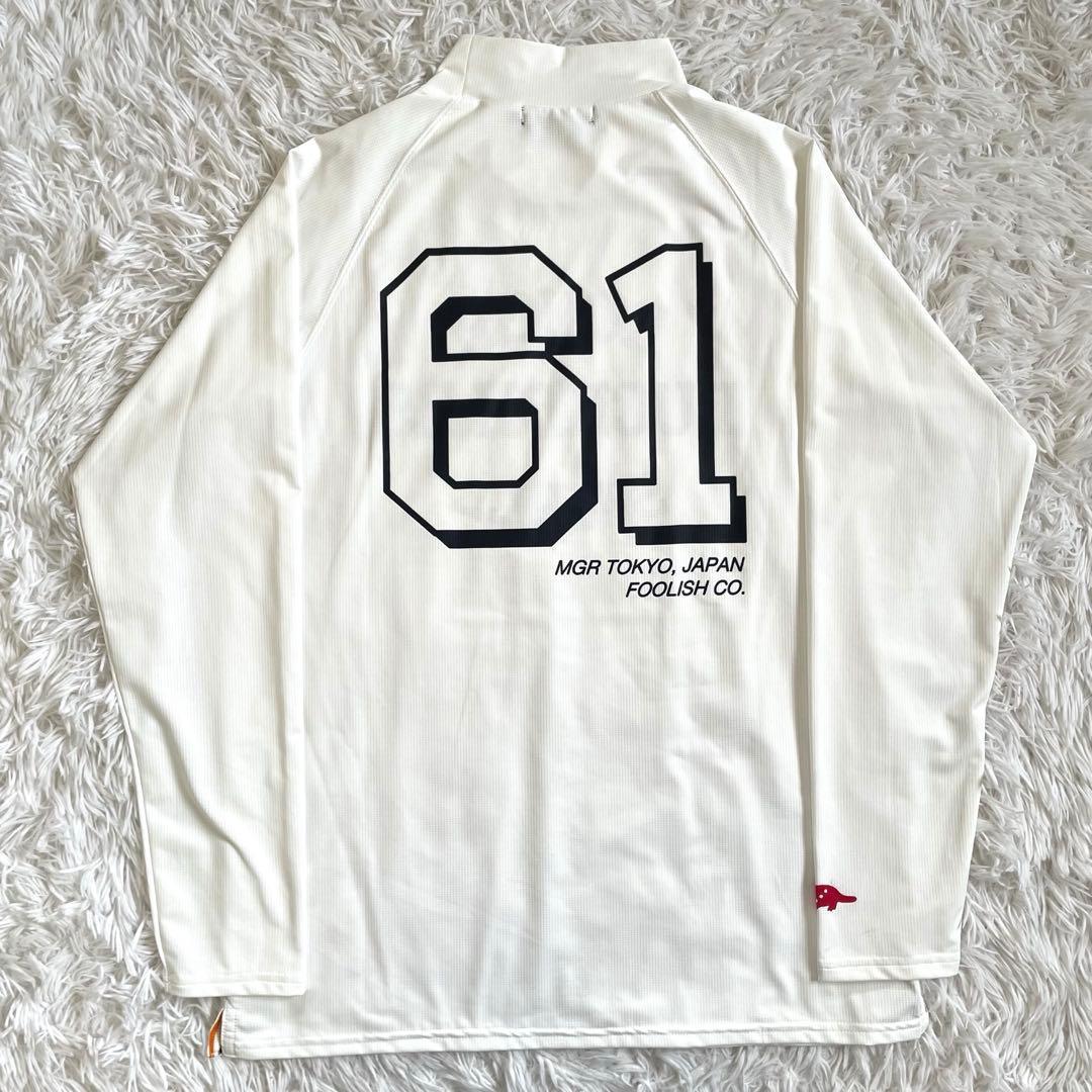 rough＆Swell ラフアンドスウェル モックネック ホワイト M ゴルフ