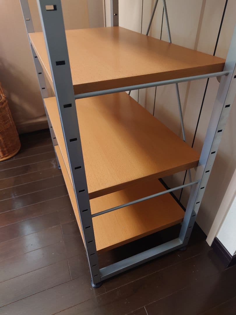 メタルフレーム製オープンシェルフ 6段