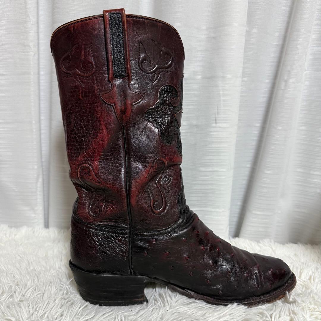 極美品⭐️ Lucchese ルケーシー　ウエスタンブーツ　エキゾチックレザー
