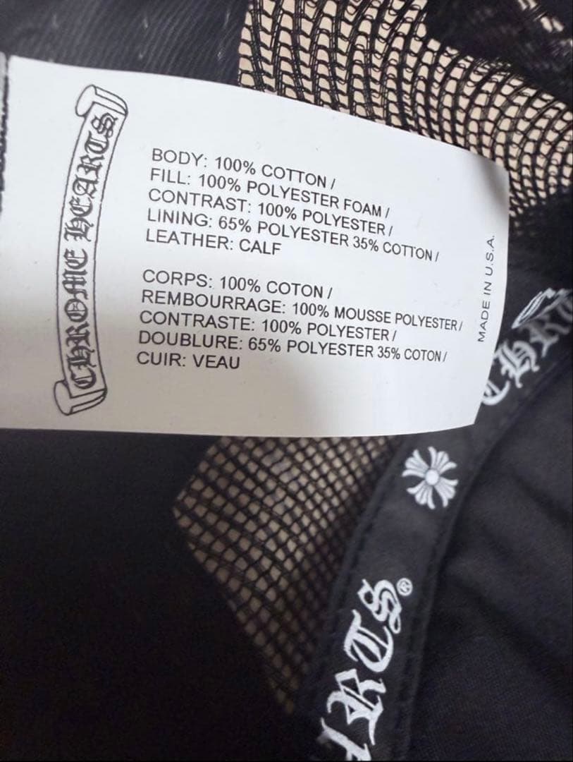 新作Chrome hearts クロムハーツ クロストラッカーキャップ帽子