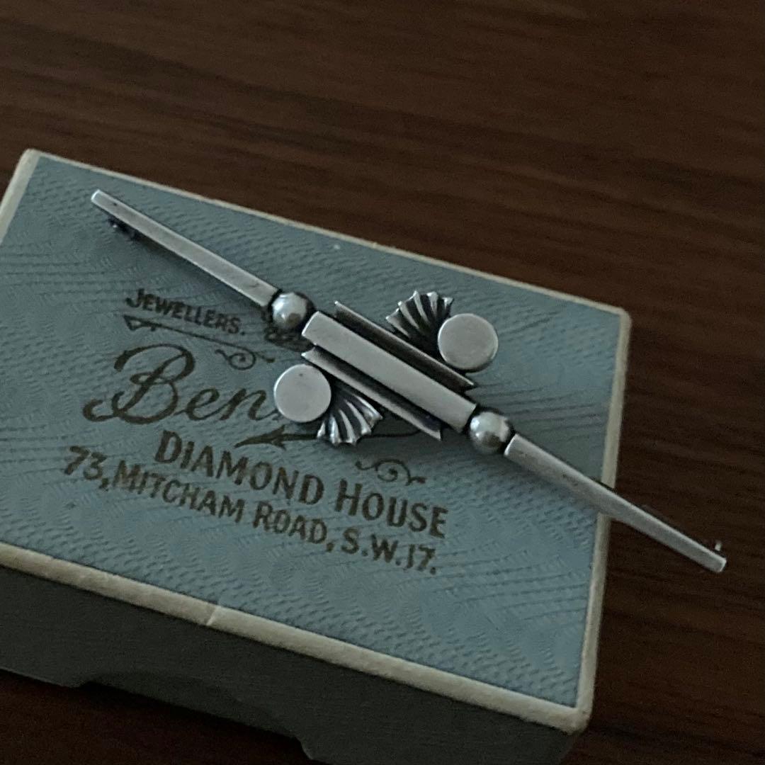 希少  #221B ブローチ シルバー 北欧　ヴィンテージ
