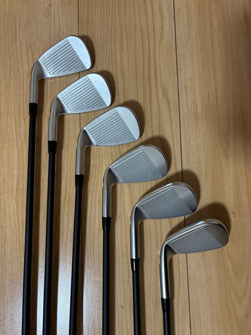 PING i210アイアン　TRAVIL 95S 6番〜UW 6本セット黒ドット
