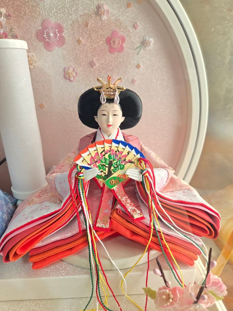 【一点限り】雛人形 ケース飾り　K65