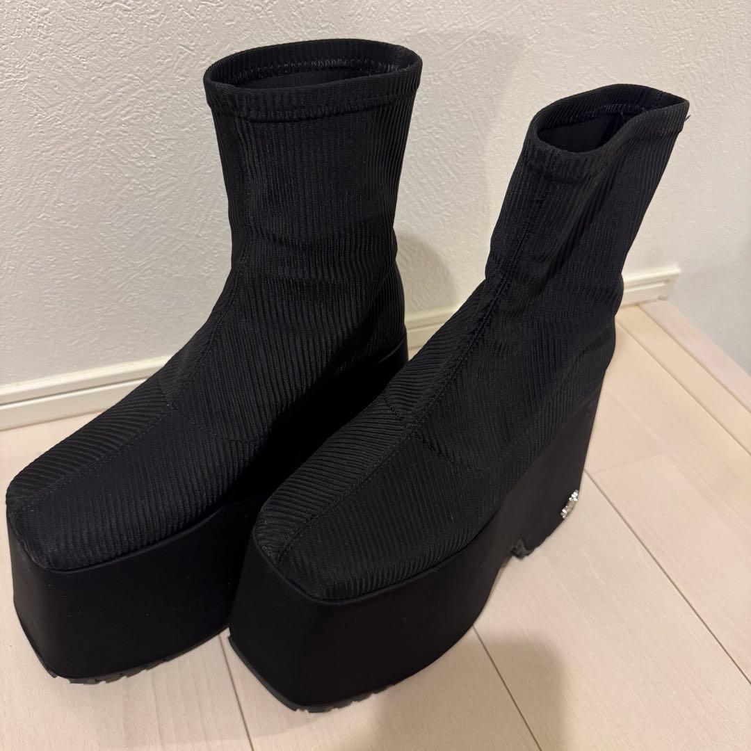 ミシェルマカロン 厚底 ブーツ