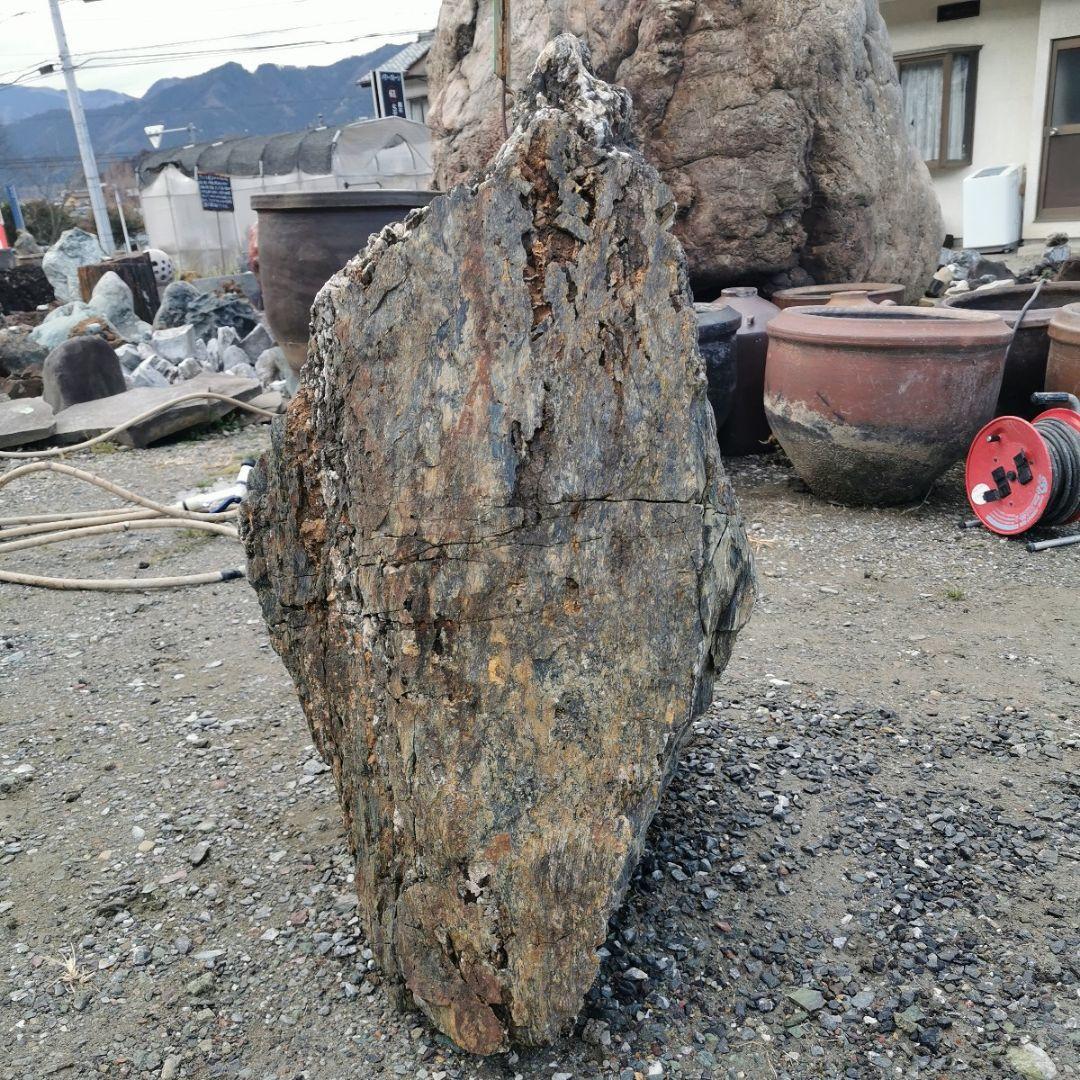 三波石　五色石　239キロ　庭石　石　鑑賞石　庭　坪庭　置物　オブジェ