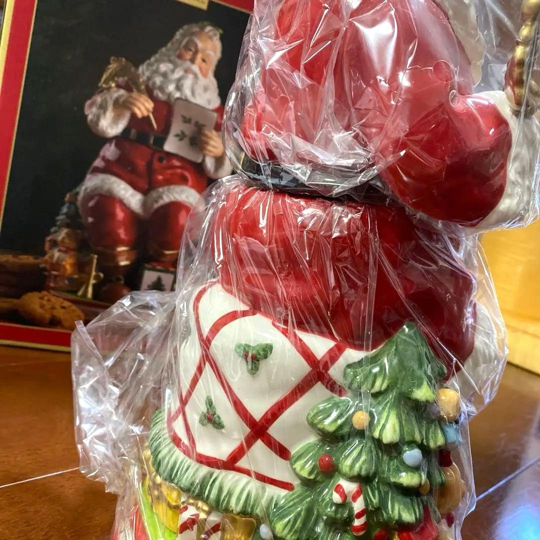 Spode クリスマスツリー サンタクロース クッキージャー　新品