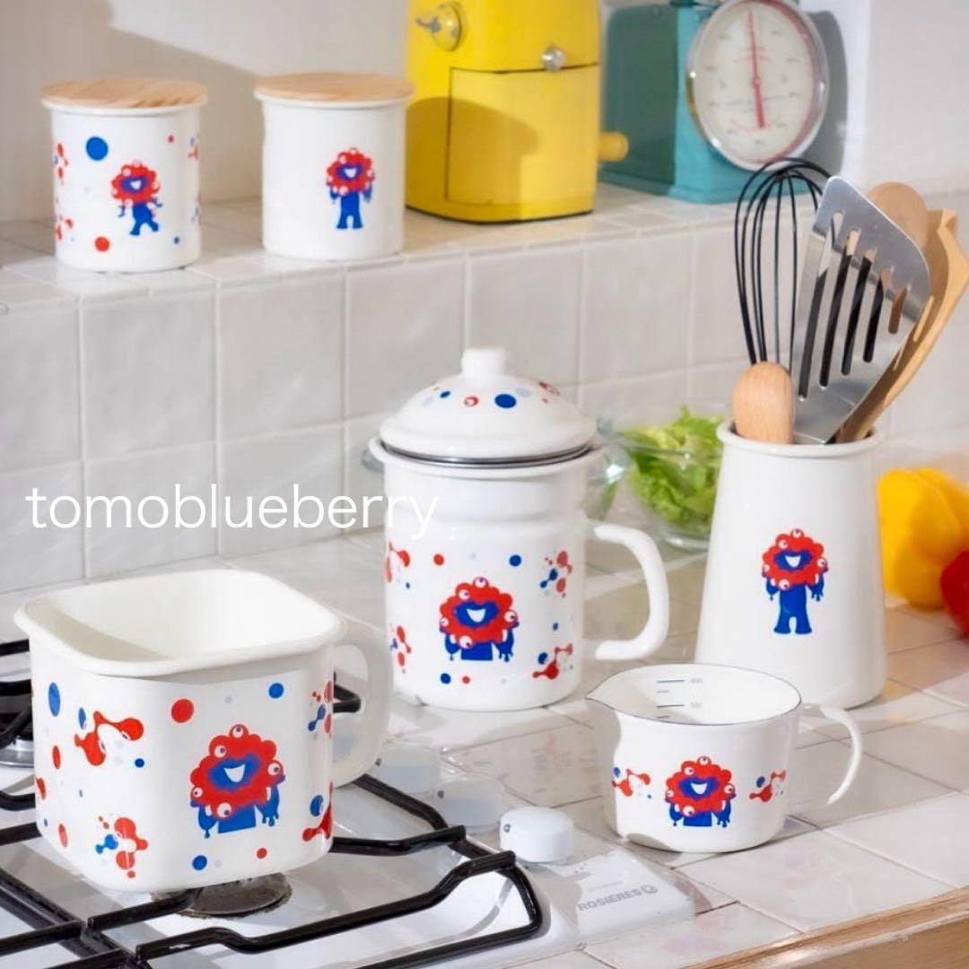 ★さや★大阪関西万博ミャクミャク★ユタカホーローマルチスクエアポット水玉