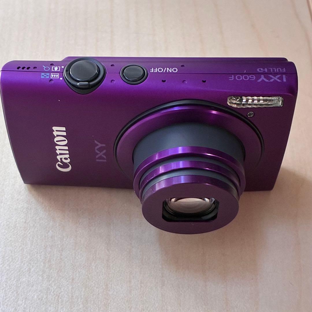Canon IXY 600F パープル 本体と付属品セット